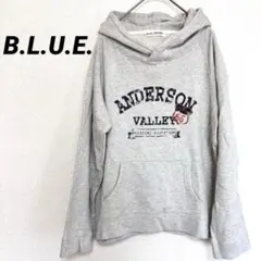 2329M B.L.U.E. プルオーバーパーカー　フード　トレーナー　トップス