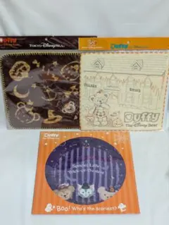 ディズニ　ハロウィン　ダッフィー　ミニタオル　2008 2009 2016