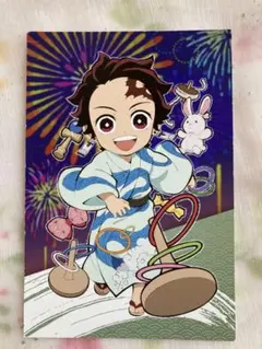 竈門炭治郎 夏祭りポストカード 鬼滅の刃×ufotable cafe