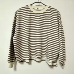 WEGO ストライプ柄 長袖Tシャツ S