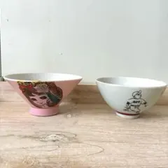 昭和レトロ＊子供茶碗　２個