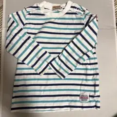 ミキハウス　双子　トップス　ボーダー
