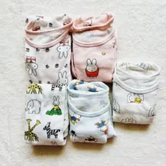 ✨美品✨UNIQLO 絵本　miffy ボディスーツ　ベビー肌着　5枚set