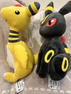 ポケットモンスター めちゃもふぐっとぬいぐるみ ブラッキー デンリュウ 2種