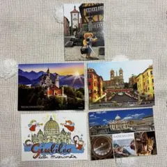 ヨーロッパ　ポストカード5枚セット