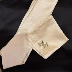 ネクタイ カフス　チーフ　セット　新郎　結婚式　披露宴