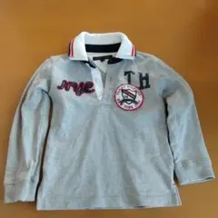 トミーヒルフィガー　ポロシャツ　100cm　グレー