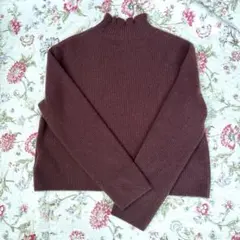 ダーマコレクションDAMA Collection カシミヤ100% ブラウンLL