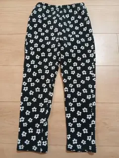 110 裏起毛パンツ 花柄