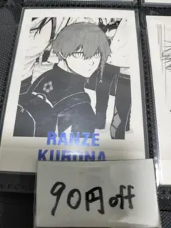 ブルーロック展 コマプレートスタンド 黒名蘭世 アクリルブロック