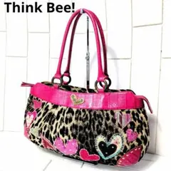 Think Bee！ サブリナ ハンドバッグ 千鳥格子 花 - メルカリ