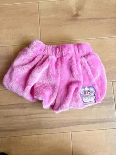 EARTHMAGIC ピンクファーハーフパンツ 80-90