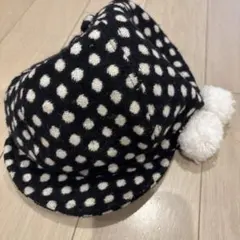 hushush 水玉模様 ポンポン付きニット帽のサムネイル