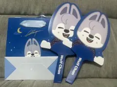 SKZOO うちわ ショッパーバッグ ウルフチャン