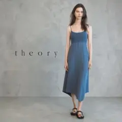 theory ブルー キャミワンピース