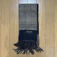 Marelli チェック柄マフラー イタリア製