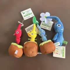 ピクミン　PIKMIN 引っこ抜きぬいぐるみマスコット　全3種セット
