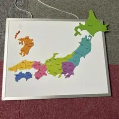 日本地図 パズル 知育玩具 マグネットのみ