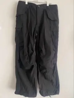 【実物】米軍M65フィールドカーゴパンツウッドランドDEEP BLACK M-Sのサムネイル