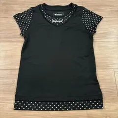 Babolat Tシャツ ブラック ハート柄