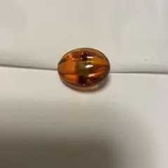本琥珀 帯留 オーバル ハンドメイド アンティーク