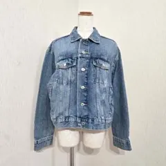 &DENIM デニムジャケット ライトブルー系 M 綿100% カジュアル