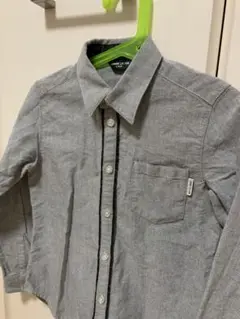 COMME CA ISM 長袖シャツ 120A グレー