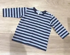 agnès b. ストライプ 長袖Tシャツ 18 mois