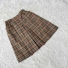 《ダックス》 (72-75) チェック柄起毛スカート ボックスプリーツ ゴルフ