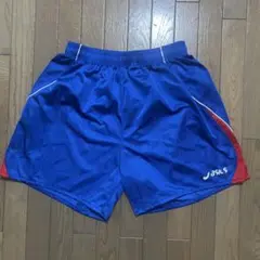 asicsハンドボールパンツ 青