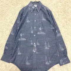 【未使用級✨】ブルックスブラザーズ REGENT BDシャツ ヨット柄 現行