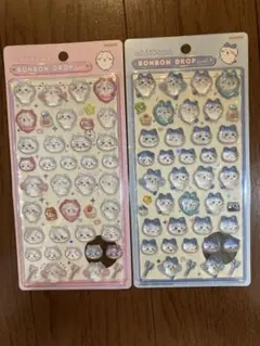 【新品】ちいかわ　第一弾　ボンボンドロップシール 2枚セット　ちいかわ　ハチワレ