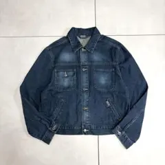 90s ポロバイラルフローレン＊デニム チョアジャケット　大戦　シンチバック　Lのサムネイル