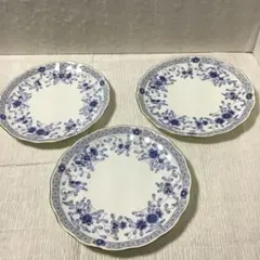 NARUMI ナルミボーンチャイナ　プレート３枚