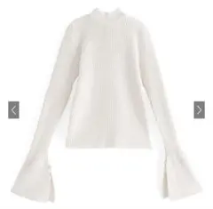 バックリボンフレアスリーブニットトップス[k9205z] GRL