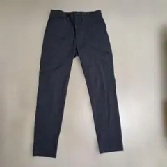 ダークグレー スリムフィット スラックス Sサイズ