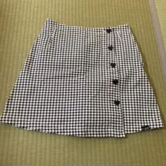 ピンクラテ　千鳥格子　スカパンのサムネイル