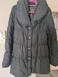 CECIL Mc BEE／黒ラメ中綿コート