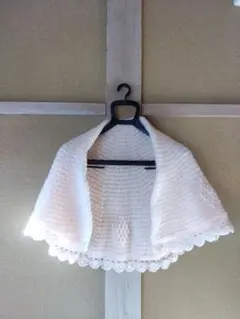 クリーム色 ショール