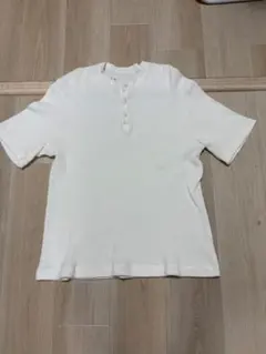 スリードッツ ワッフルヘンリーネック半袖Tシャツのサムネイル