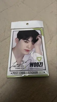 【SEVENTEEN】WOOZI ポストカード・ステッカーセット