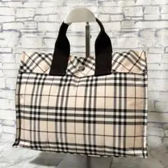 BURBERRY LONDON・ハンドバッグ ナイロン ノバチェック