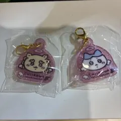 ちいかわ　てんし　あくま　ミニラメアクリルチャーム　ハチワレ シーサー