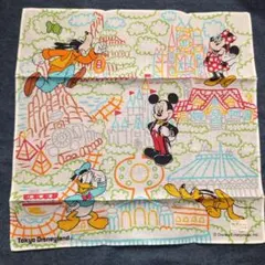 東京ディズニーランド　90年代　ハンカチ