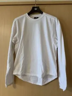 adidas 長袖Tシャツ　ワーディング　カットソー　クルーネック　ホワイト　S