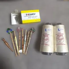 ボビンレース用 木製ボビン 糸 ピンセット まとめ売り ボビンレース用 木製ボビン 糸 ピンセット まとめ売り - メルカリ