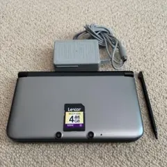 【状態良好】ニンテンドー3DS LL シルバー×ブラック