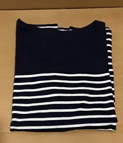 マックハウス　ボーダーTシャツ紺