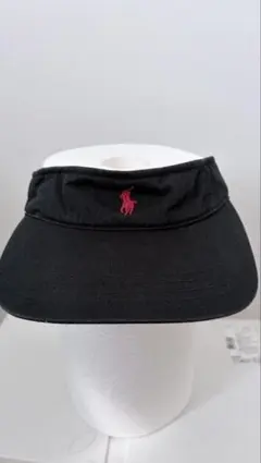 Polo Ralph Lauren ポロ サンバイザー ワンサイズ　刺繍ロゴ