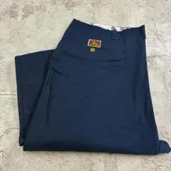 BEN DAVIS　フリスコパンツ　W41　L29　ネイビー　無地　古着